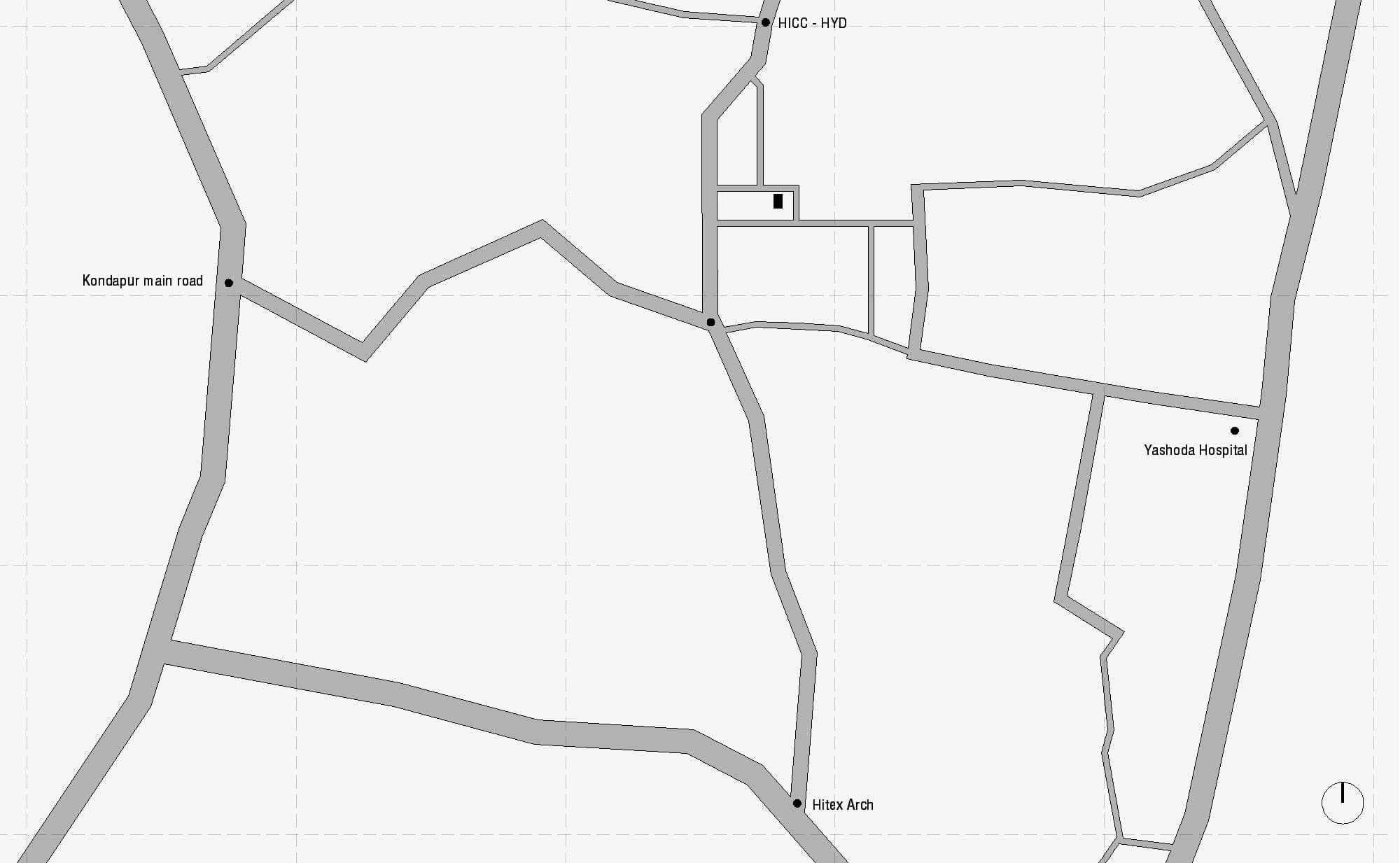 Studio location map